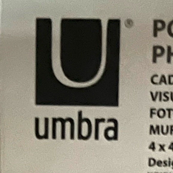 UMBRA “podium” decorative tabletop frame with storage - concrete & copper - NIB - Picture 8 of 16